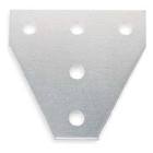 5 Hole Tee Gusset Plate - Click Image to Close